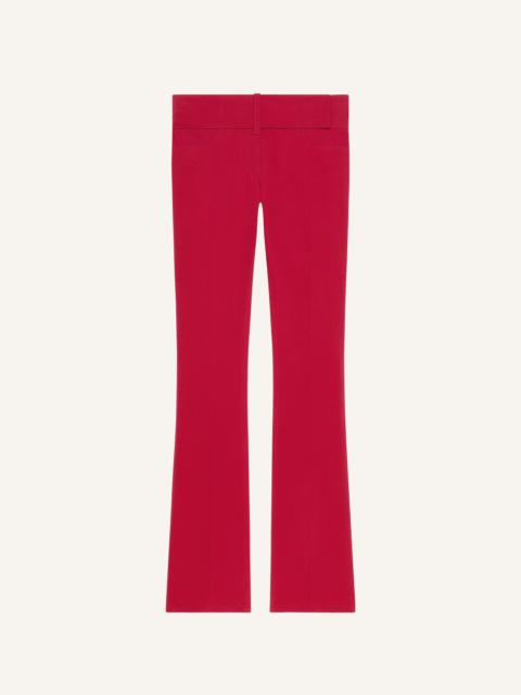 BELTED BOOTCUT PANTS