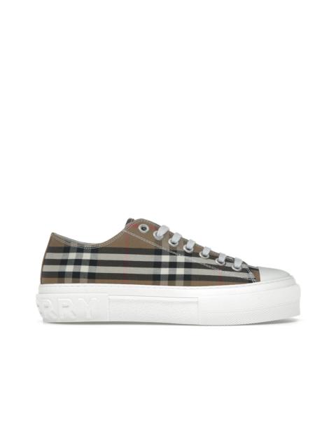 Burberry Low Top House Check Sneaker Taupe Brown (Women's)
