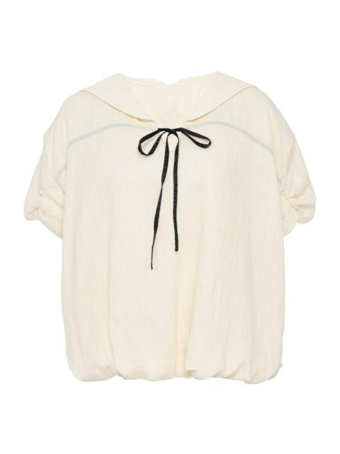 Balloon Fit With Bow Top