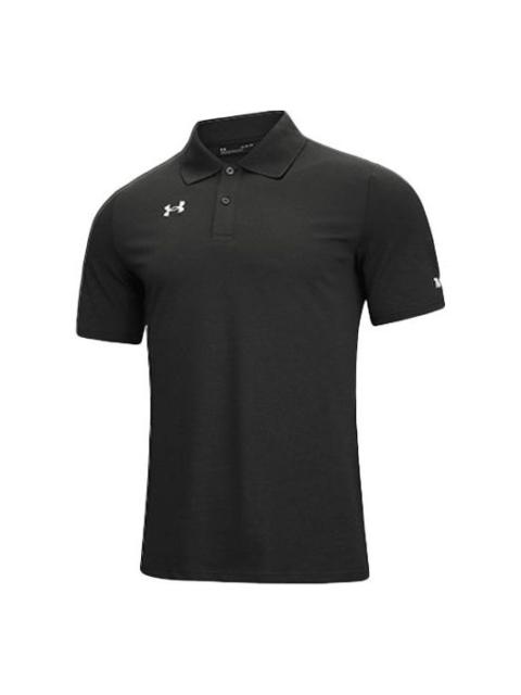Men's Under Armour Sports lapel Training Short Sleeve Polo Shirt Gray 21500536-010