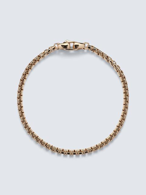 18kt gold chain bracelet
