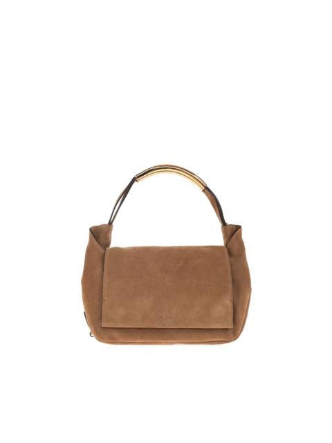 suede tote bag