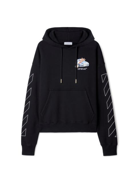 Black Fresco Arrow Hoodie