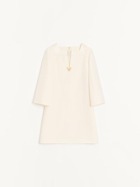 CREPE COUTURE SHORT DRESS