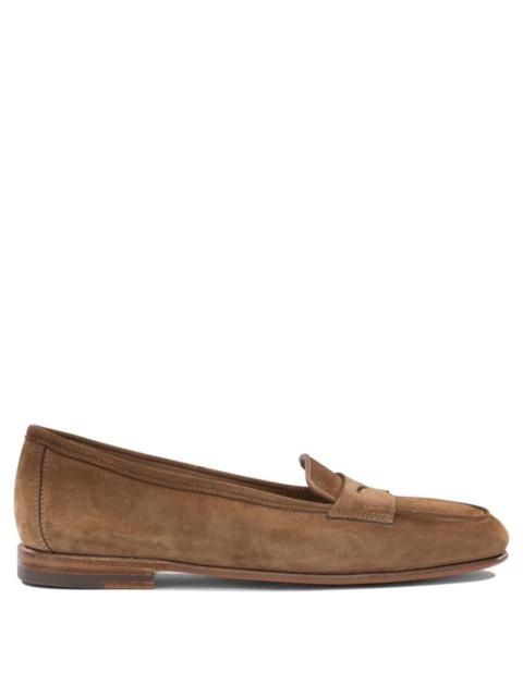 Santoni "Carla" Suede Loafers