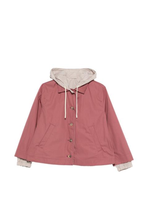 hooded pocket jacket