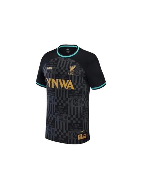 Nike Liverpool x LeBron James 2023/24 Stadium Replica Jersey Black