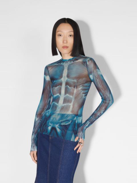 THE BLUE ÉCORCHÉ TOP