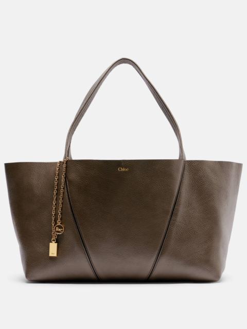 Chloé Spin Medium leather tote bag