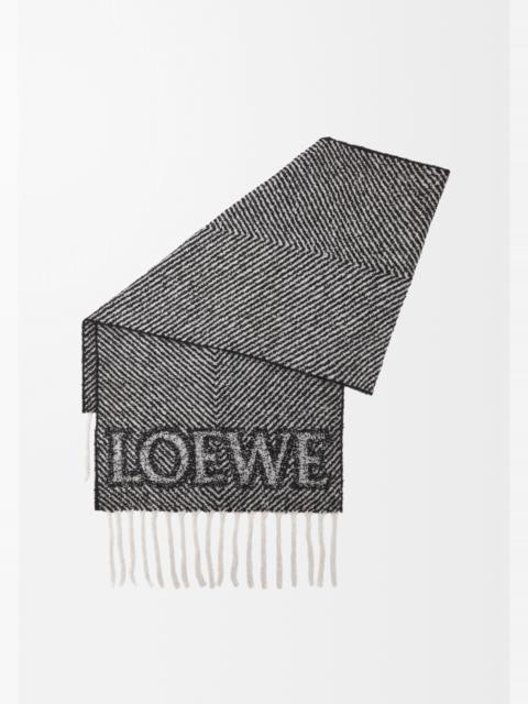 LOEWE scarf in alpaca and wool blend