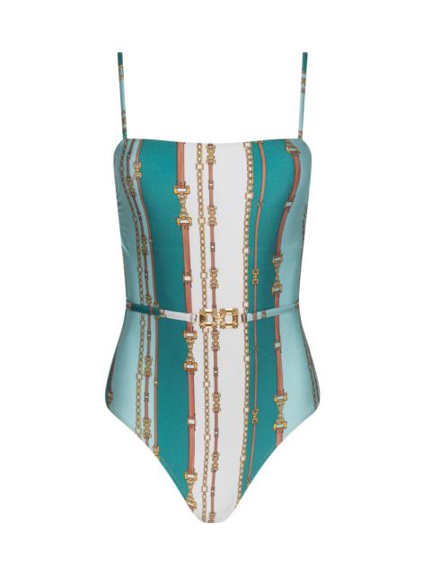 Tory Bandeau One-Piece Swimsuit