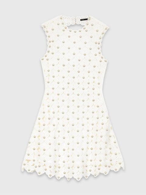 Mirrored crochet dress