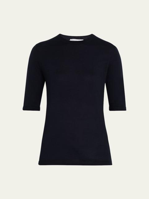 Brunner Short-Sleeve Cashmere-Silk T-Shirt