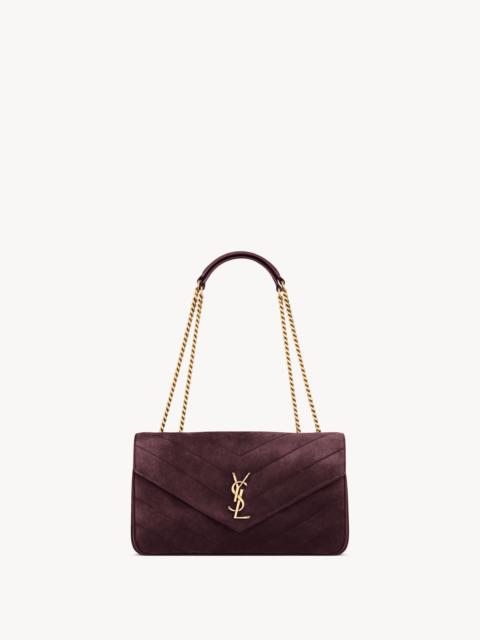 LOULOU MEDIUM IN MATELASSÉ SUEDE