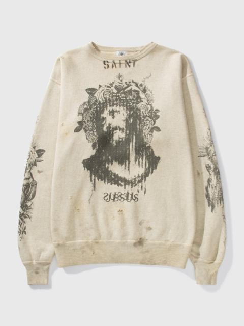 SAINT MICHAEL X KAWAMURA JESUS SWEATSHIRT