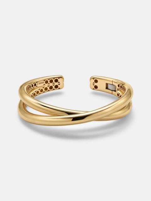 Infinity Loop 18kt gold (750/1000) cuff bracelet