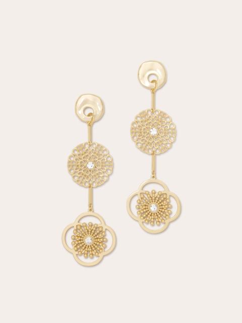 Selina Medallion Statement Earrings