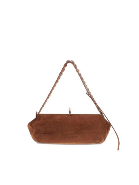 Sophia suede shoulder bag