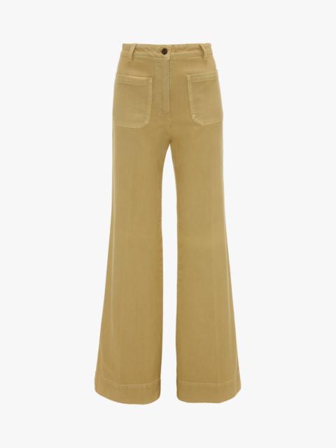 Alina High Waisted Jean In Butter Yellow