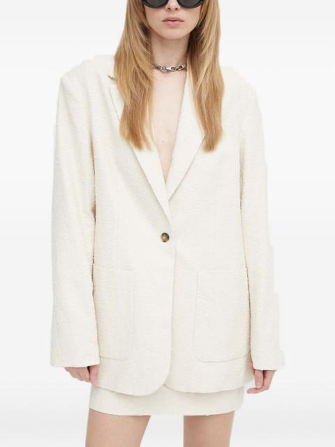 single-breasted blazer