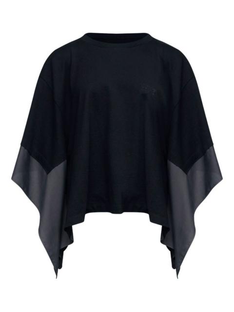 round-neck blouse