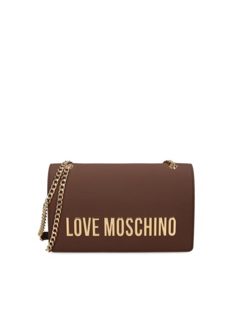 logo-plaque chain-strap cross body bag