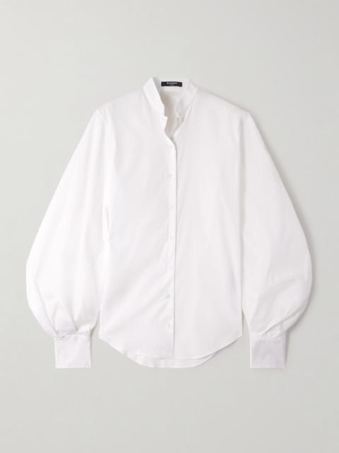 Cotton-poplin shirt White