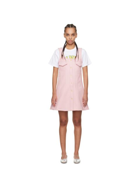 Pink Button-Up Minidress