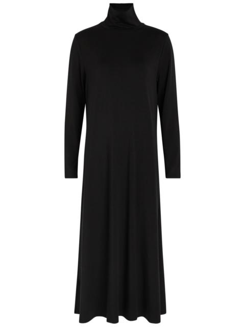 Eileen Fisher Turtle-neck Jersey Midi Dress