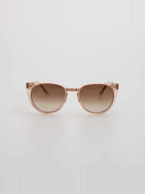 Iris Oval Sunglasses in Ash