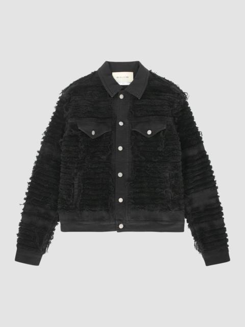 DENIM JACKET BLACKMEANS WITHOUT STUDS