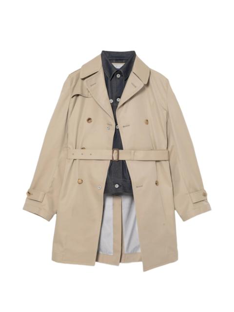 Junya Watanabe Denim-patch Trench Coat