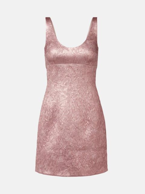 Einna floral jacquard minidress