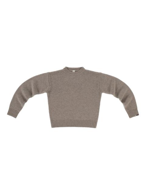 ribbed trim sweater