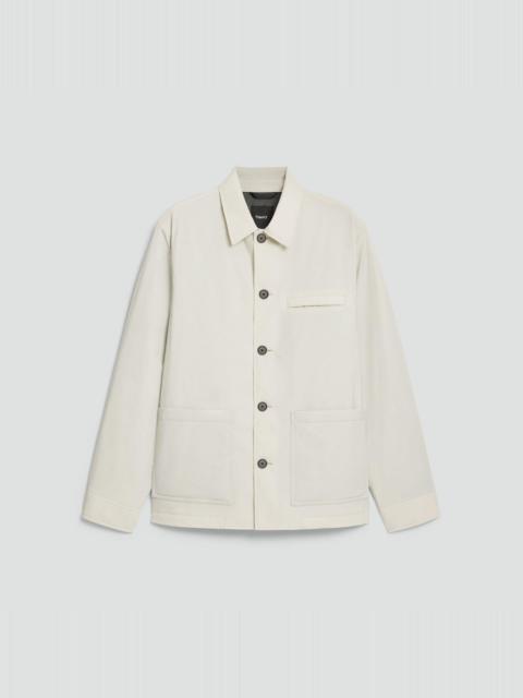Button-Up Jacket in Motion Nylon