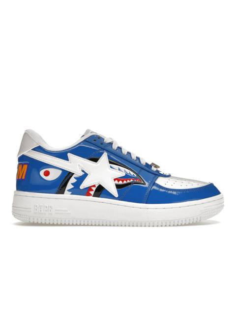 A Bathing Ape Bape Sta Low Color Block Shark Blue