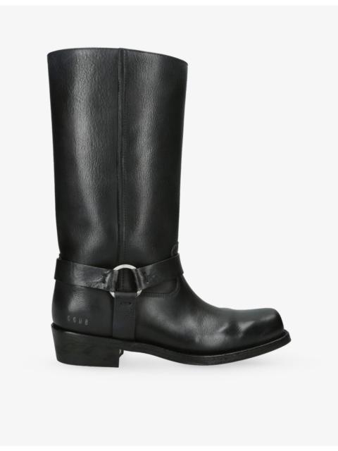 Biker Leather Boots