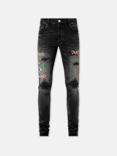 EMBROIDERED SINNERS SKINNY JEAN