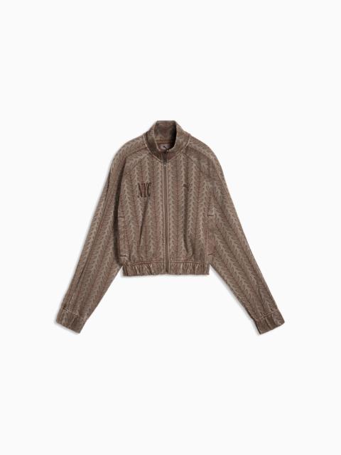 T7 Jacquard NYC Women's Track Jacket