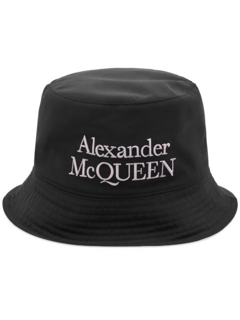 Alexander McQueen Logo Bucket Hat
