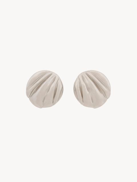 THE CHLOÉ PLEATS EARRINGS