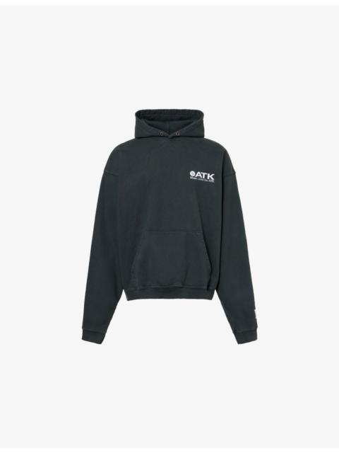 ATK  Music Lives Graphic-Print Long-Sleeve Cotton-Jersey  Hoody