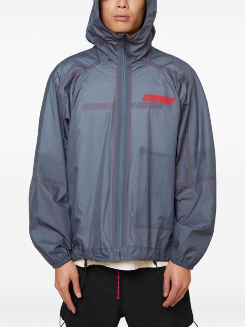 x Massimo Osti logo hooded jacket