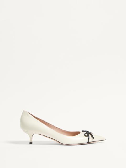 BEPOINTY PUMP IN PATENT LEATHER AND KIDSKIN 45MM