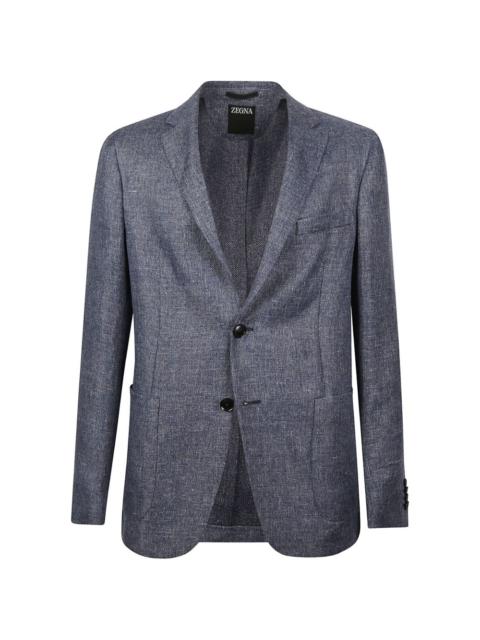single-breasted blazer