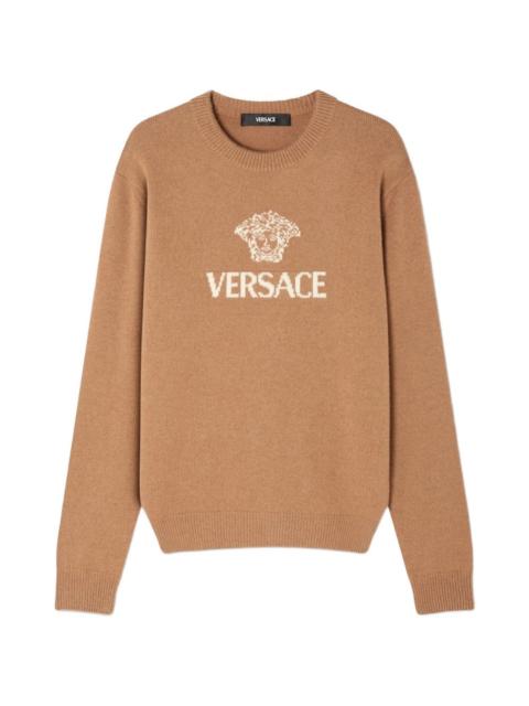 logo-embellishment sweater