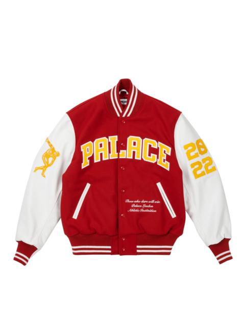 GREEK VARSITY JACKET RED