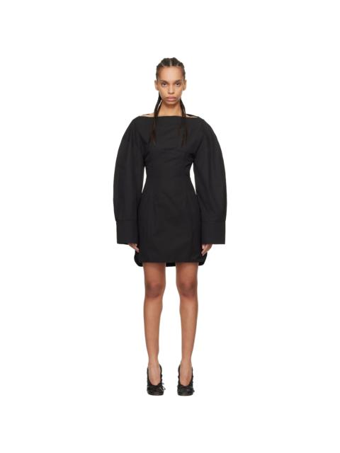 Black La Casa 'The Casaco shirt dress' Minidress