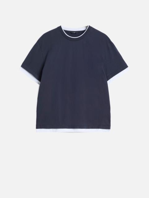 DOUBLE LAYER TEE in Midnight