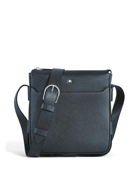 VERTICAL BELT MESSENGER BAG IN SARTORIAL LEATHER